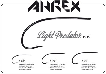 Haki muchowe Ahrex PR350 - Light Predator Barbed